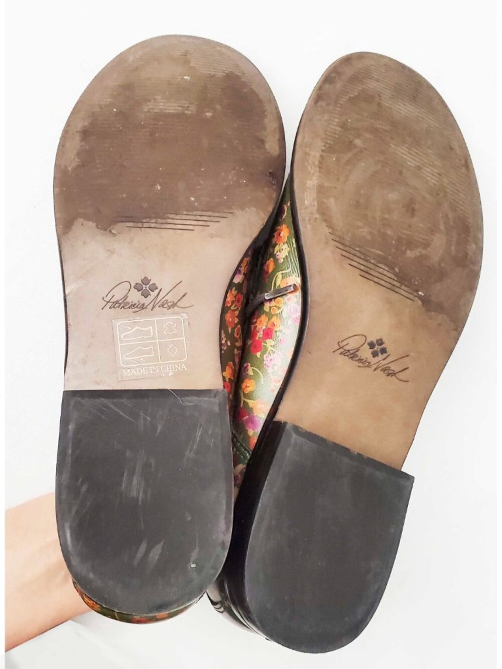Patricia Nash Womens Silvio Leather Oxford Shoes Floral Print US 8 M - Picture 7 of 9